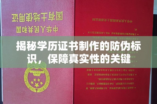 嫩江揭秘学历证书制作的防伪标识，保障真实性的关键